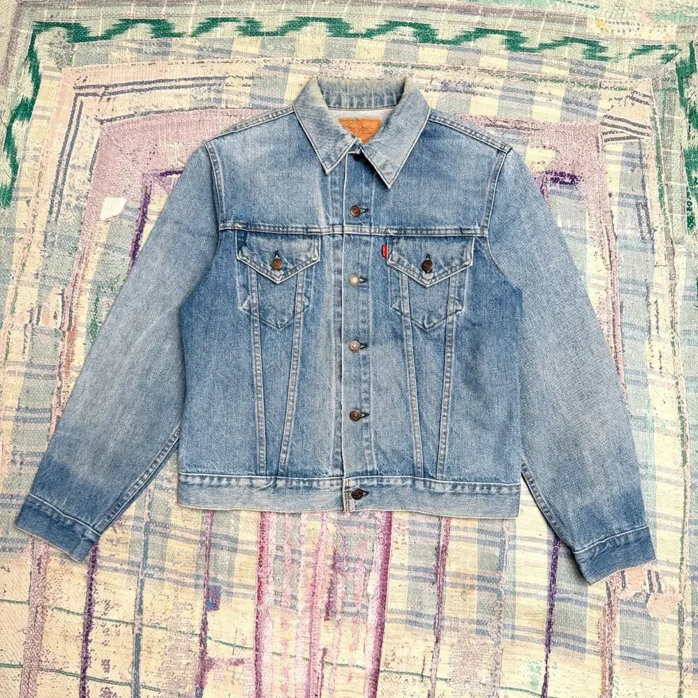 Vintage 70s Levi's Type 3 Denim Trucker Jacket 70505 0217 40